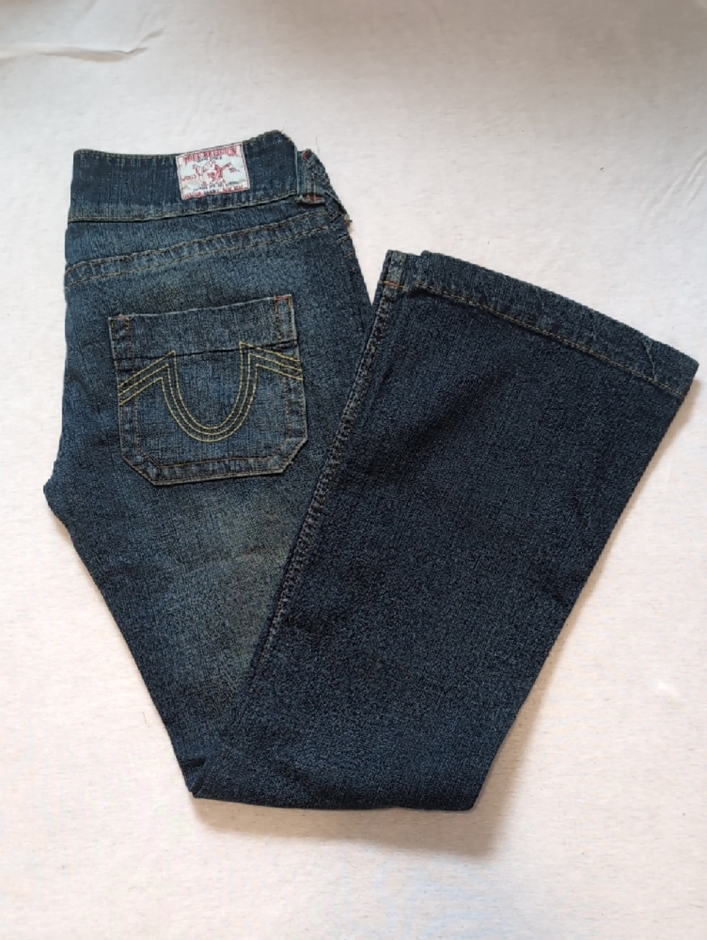 True Religion Dark Blue Bootcut Jeans